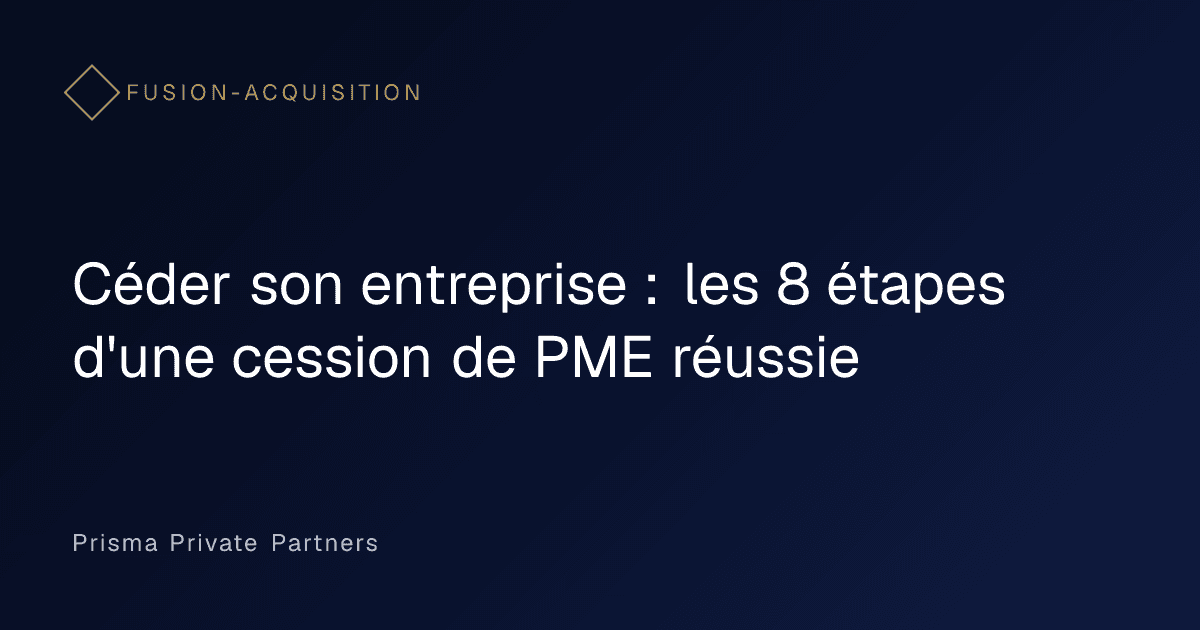 Dirigeant de PME signant un protocole de cession avec un repreneur